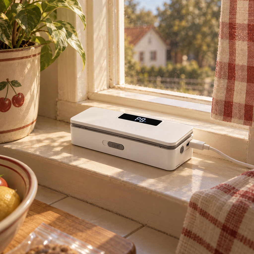 SEALY BOY™ – Portable Rechargeable and Magnetic 2-in-1 Bag Sealer & Cutter