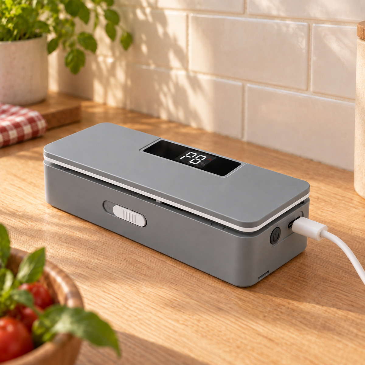 SEALY BOY™ – Portable Rechargeable and Magnetic 2-in-1 Bag Sealer & Cutter