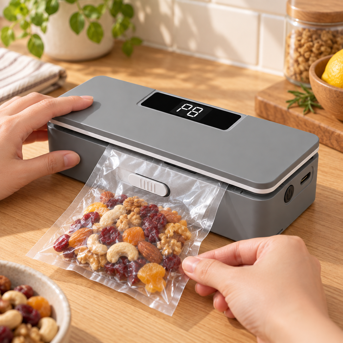 SEALY BOY™ – Portable Rechargeable and Magnetic 2-in-1 Bag Sealer & Cutter