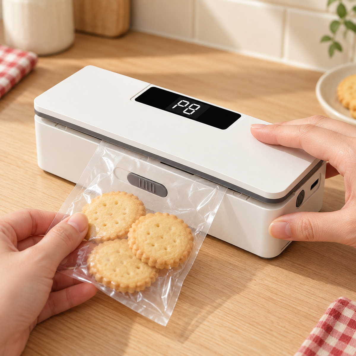 SEALY BOY™ – Portable Rechargeable and Magnetic 2-in-1 Bag Sealer & Cutter