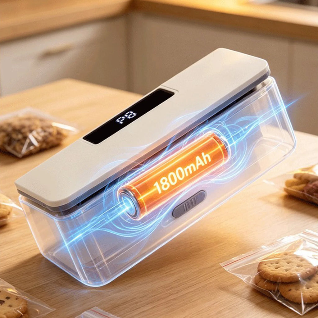 SEALY BOY™ – Portable Rechargeable and Magnetic 2-in-1 Bag Sealer & Cutter